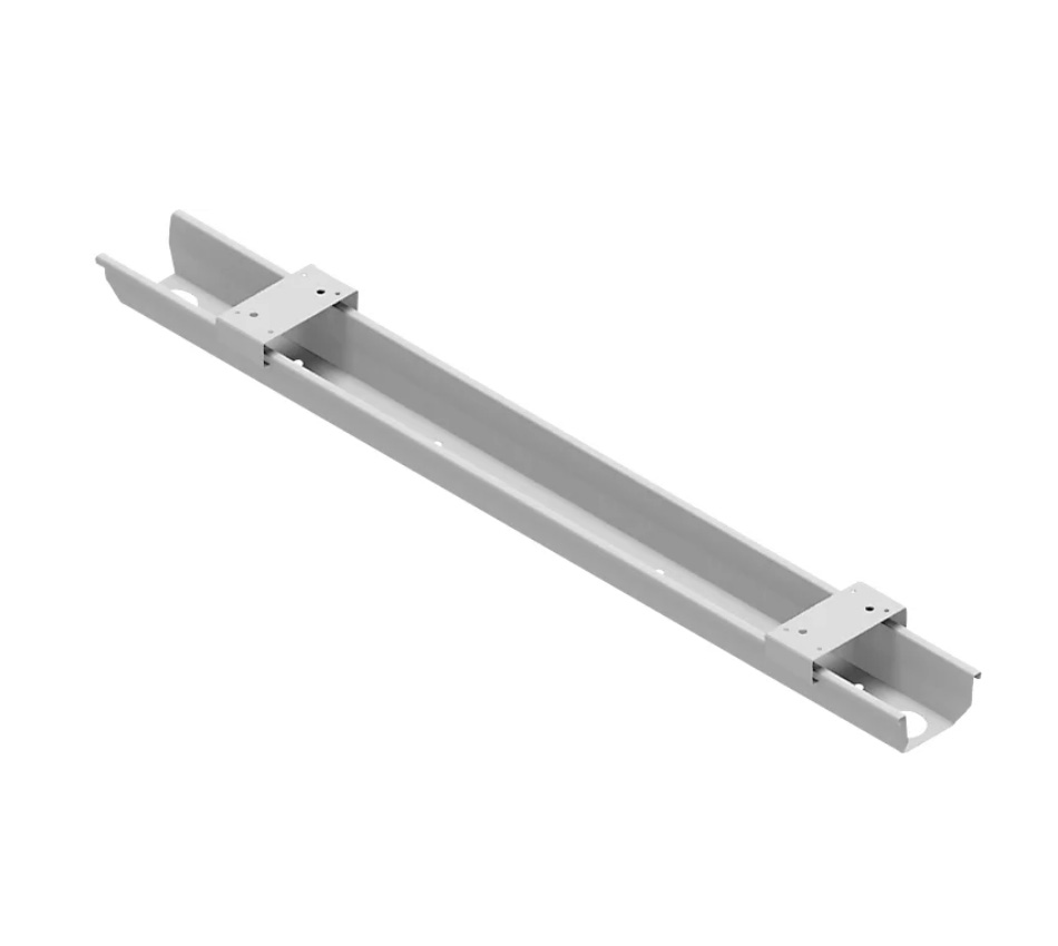 Kabelkanal_240346-GM20 Kabelkanal aus Stahl, abklappbar, für Tischbreite 1600mm