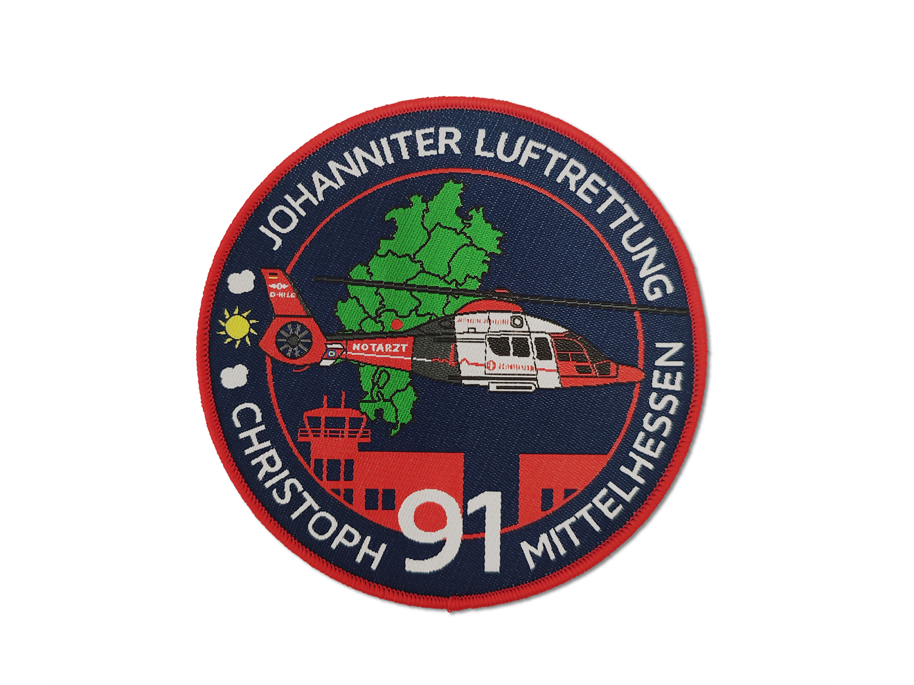 Fan-Patch CH91 Mittelhessen Johanniter Luftrettung