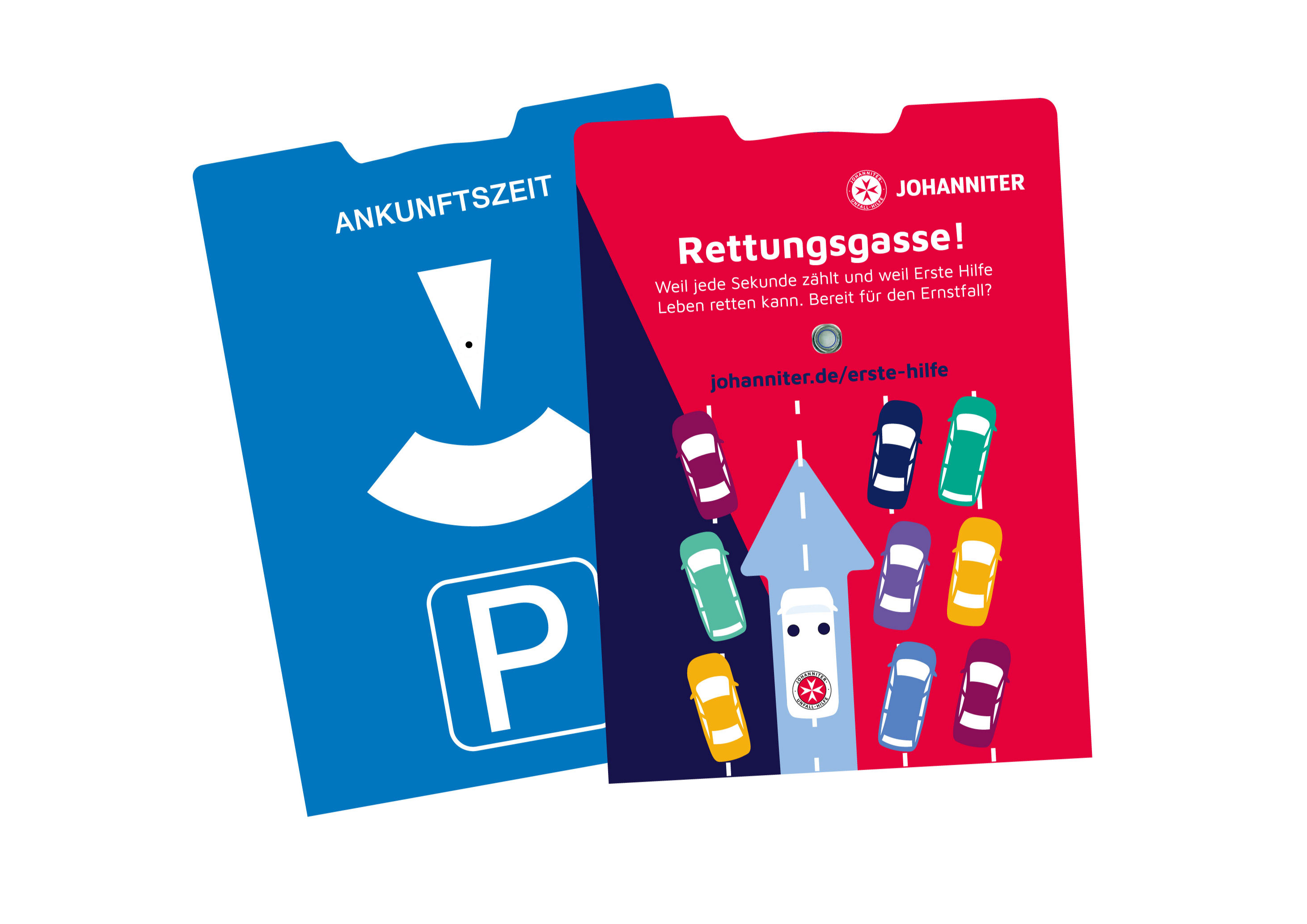 Parkscheiber_Johanniter Parkscheibe JUH (10 Stück)