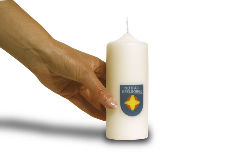 Notfallseelsorge Kerze - ohne Text Notfallseelsorge Kerze - ohne Text