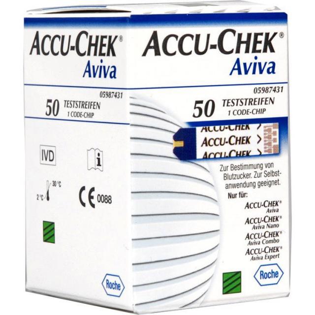 74b3eb904c9e3ea03dff4c5f893c722a ACCU-CHEK® Aviva Blutzucker-Teststreifen