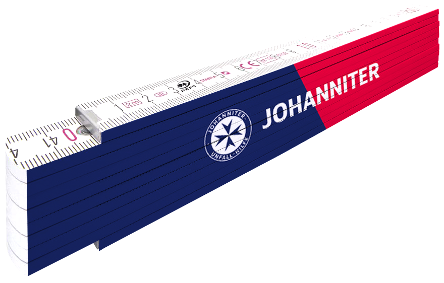 Holzgliedermaßstab JUH (10 Stück)