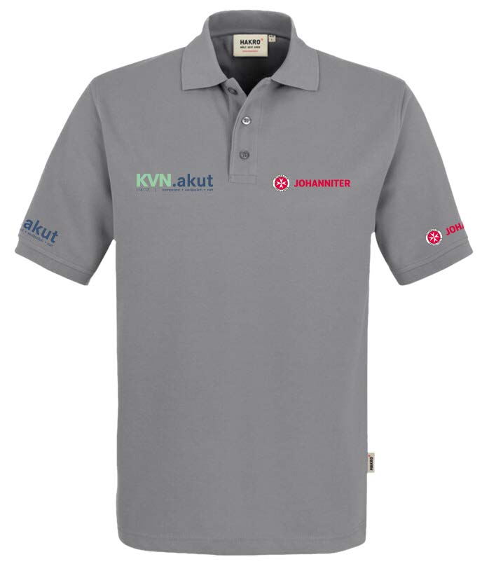 Poloshirt ind. Wäsche KVN, titan