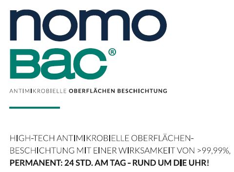 NOMOBAC Antivirale- antibakterielle Langzeitbeschichtung