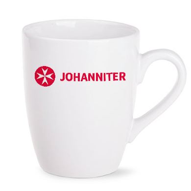 Keramiktasse Seniorenhäuser/GmbH weiß (6 Stück)