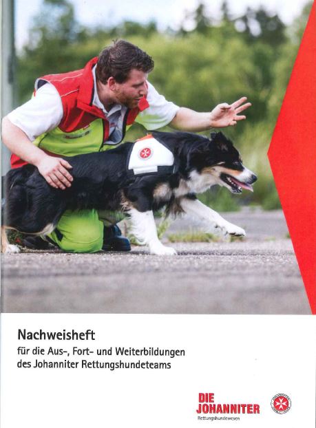 Ausbildungsnachweisheft Rettungshunde