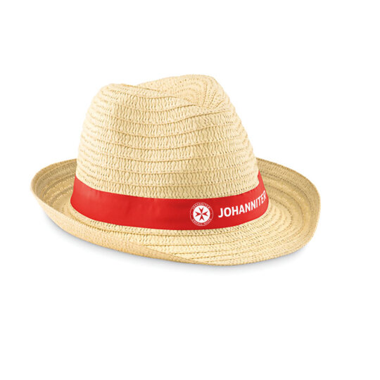 Johanniter Papierstroh-Hut (10 Stück)