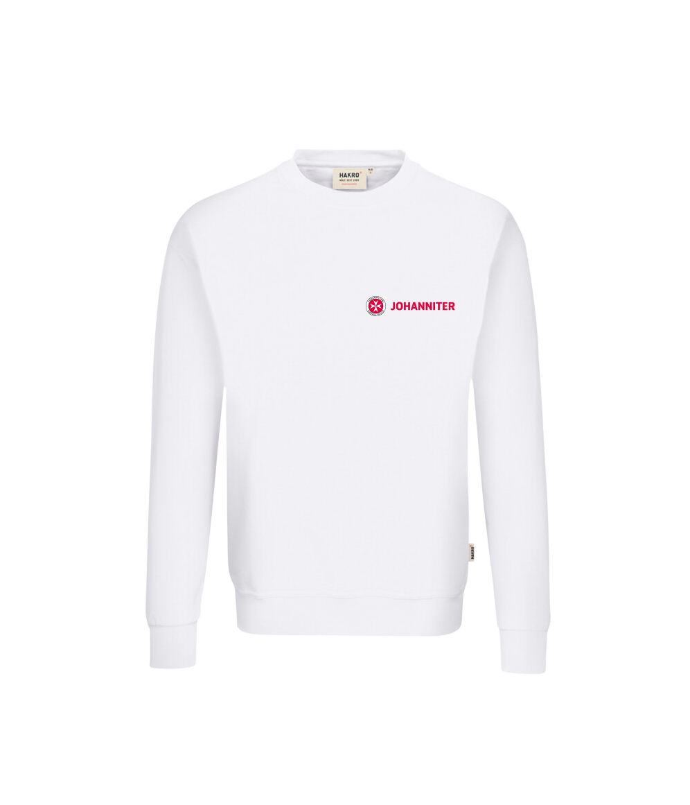 Sweatshirt ind. Wäsche JUH, weiß