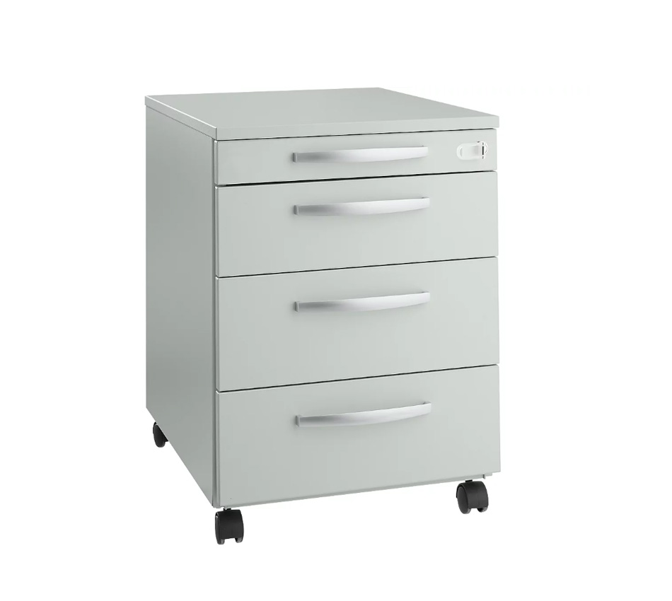Rollcontainer_106582-GM20 Rollcontainer LOGIN, 3 Schubladen, 1 Utensilienauszug, Zentralverriegelung