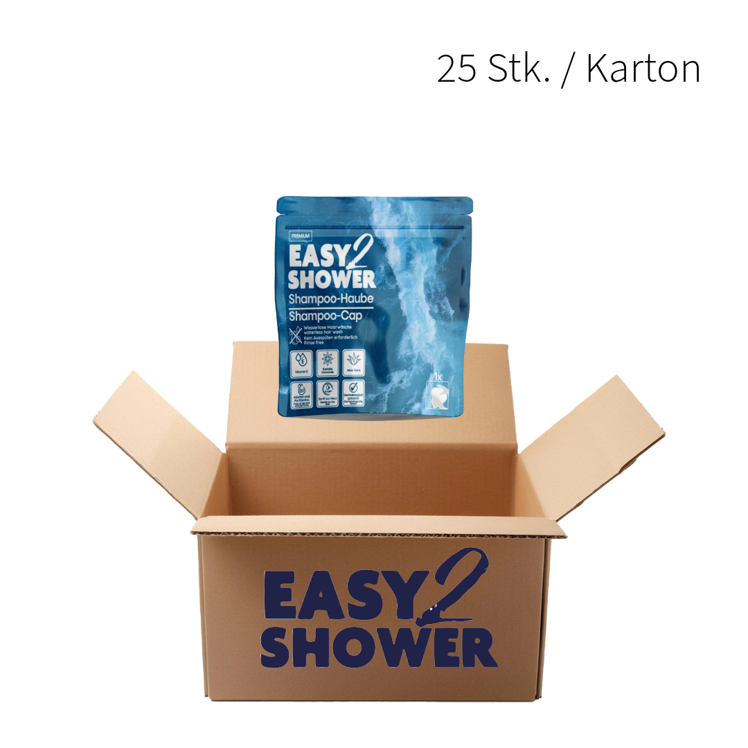  Easy2Shower Shampoo Haube (25 Stück/Karton)