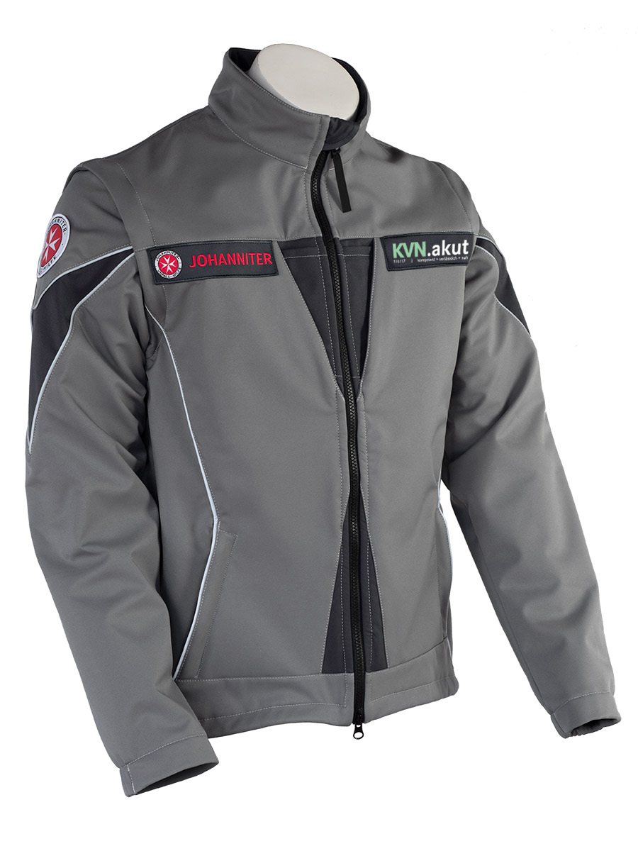 JUH Softshelljacke KVN Titangrau 