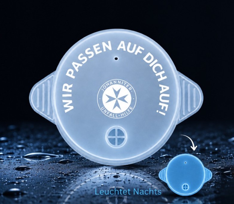fluoreszierende KO STOP® Silikon Getränkeschutz (VE 10)