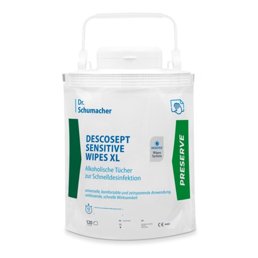 DESCOSEPT SENSITIVE WIPES XL (4 Stück)