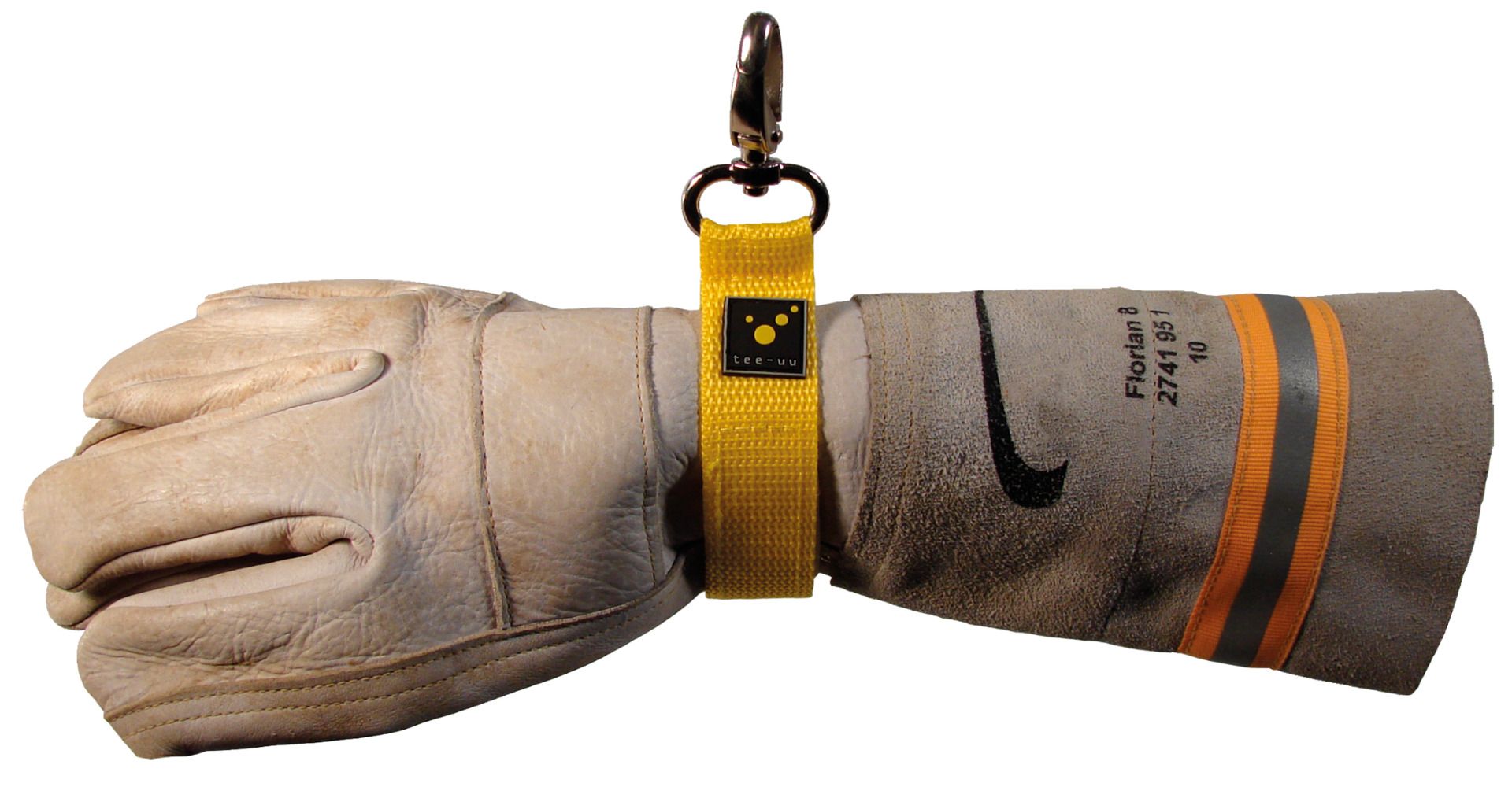 tee-uu_2950-2501_easy_handschuhalter_gelb_mit_handschuh_1_1